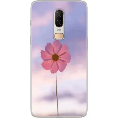 Mobilskal till OnePlus 6 med Rosa blomma