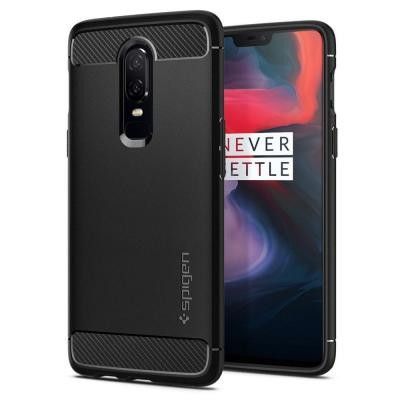 Spigen Rugged Armour Oneplus 6 Svart