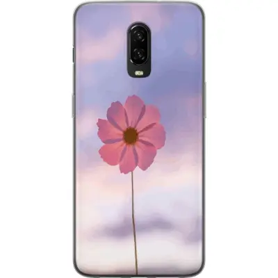Mobilskal till OnePlus 6T med Rosa blomma