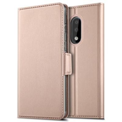 Flipfodral för OnePlus 7 - Roséguld