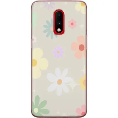 Mobilskal till OnePlus 7 med fejdande blommor
