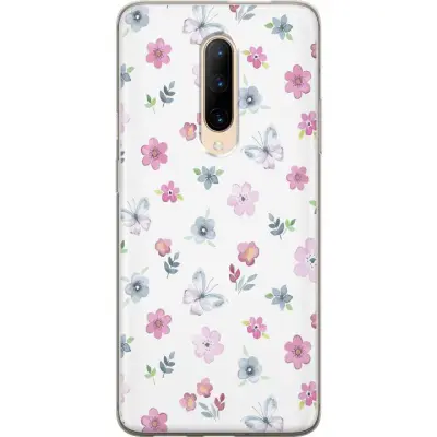 Mobilskal till OnePlus 7 Pro med Blommor och fjärillar