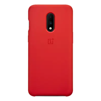 OnePlus Silicone Case för OnePlus 7 - Röd