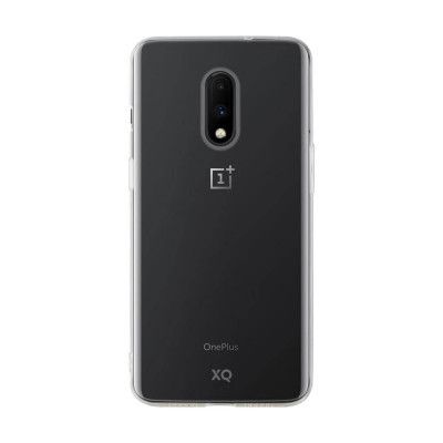 XQISIT Flex Case Skal till OnePlus 7 Transparent