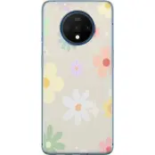 Mobilskal till OnePlus 7T med fejdande blommor