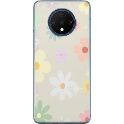 Mobilskal till OnePlus 7T med fejdande blommor