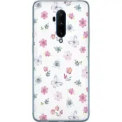 Mobilskal till OnePlus 7T Pro med Blommor och fjärillar