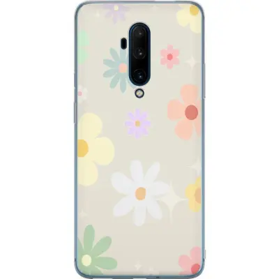 Mobilskal till OnePlus 7T Pro med fejdande blommor