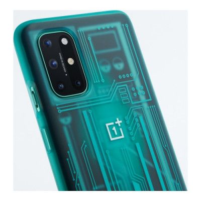 OnePlus 8T Quantum Bumper Skal, Cyborg Cyan