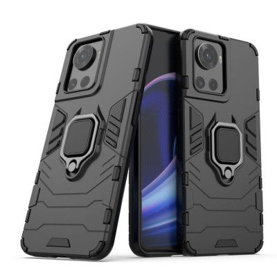 OnePlus Ace Skal Ring Armor - Svart