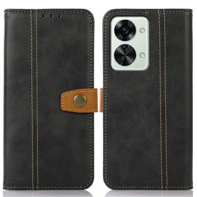 OnePlus Nord 2T 5G Plånboksfodral Dual Magnetic - Svart