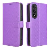 OnePlus Nord 5 Plånboksfodral Diamond Texture - Lila