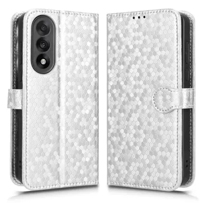 OnePlus Nord 5 Plånboksfodral Dot Pattern Imprint - Silver