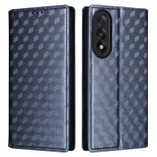 OnePlus Nord 5 Plånboksfodral Rhombus Imprint - Blå