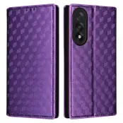 OnePlus Nord 5 Plånboksfodral Rhombus Imprint - Lila