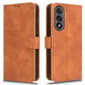 OnePlus Nord 5 Plånboksfodral Skin Feel Läder - Brun