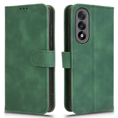 OnePlus Nord 5 Plånboksfodral Skin Feel Konstläder - Grön
