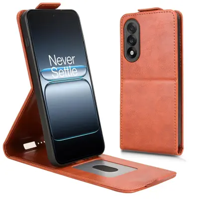 OnePlus Nord 5 Plånboksfodral Vertical Flip Läder - Orange