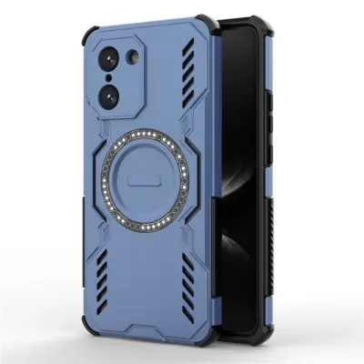 OnePlus Nord CE5 Mobilskal MagSafe Butterfly Armor Hollow - Blå (Blå)