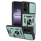 Mobilskal till OnePlus Nord CE5 Slide Camera Kickstand - Grön (Grön)