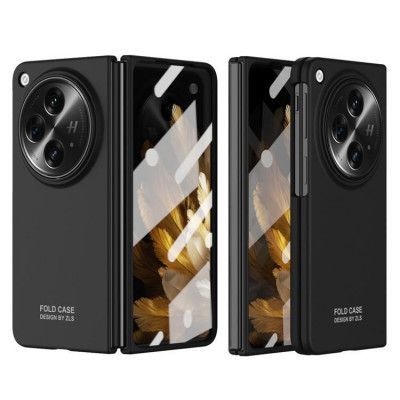 OnePlus Open Mobilskal PC Folding med Härdat glas - Svart