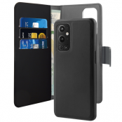 Puro  Detachable Plånboksfodral OnePlus 9 Pro - Svart