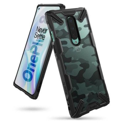 Ringke Fusion X Design PC skal OnePlus 8 Camo Svart