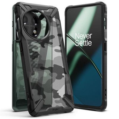 Ringke Oneplus 11 5G Mobilskal Fusion X Camo - Svart