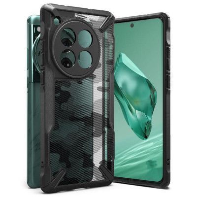 Ringke OnePlus 12 5G Mobilskal Fusion X - Camo Svart