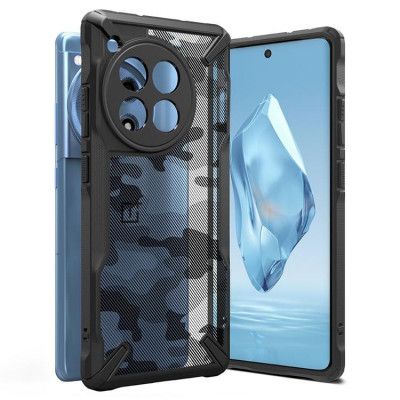 Ringke OnePlus 12R Mobilskal Fusion X - Camo Svart