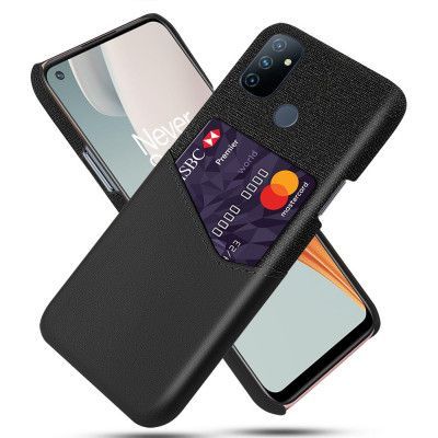 Skal med Kortfack för Oneplus Nord N100 - Svart