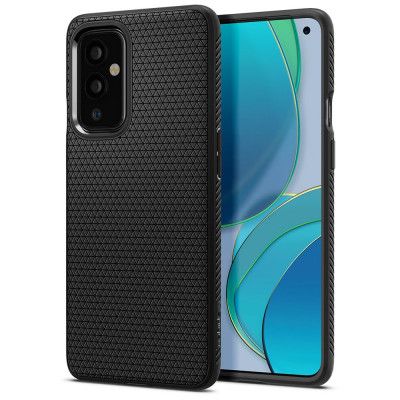 SPIGEN Liquid Air Skal OnePlus 9 Matt Svart