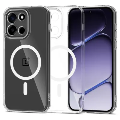 Tech-Protect Mobilskal För OnePlus Nord 6 Magsafe Flexair Hybrid - Clear
