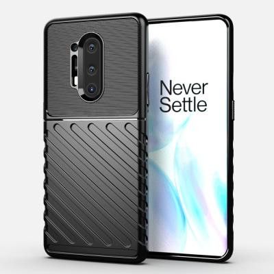 Thunder Twill Texture Skal OnePlus 8 Pro - Svart