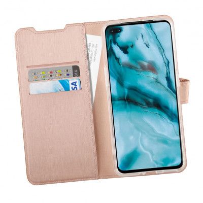 Vivanco Plånboksfodral OnePlus Nord - Rosa Guld