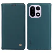 YIKATU OnePlus 15 5G Plånboksfodral Closure Konstläder (Grön)