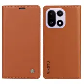 YIKATU OnePlus 15 5G Plånboksfodral Closure Konstläder (Brun)