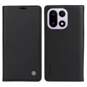 YIKATU OnePlus 15 5G Plånboksfodral Closure Konstläder (Svart)