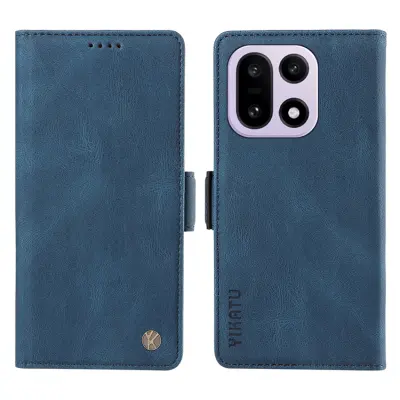 YIKATU OnePlus 15 5G Plånboksfodral Skin-touch Feeling (Blå)