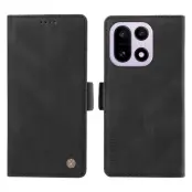 YIKATU OnePlus 15 5G Plånboksfodral Skin-touch Feeling (Svart)