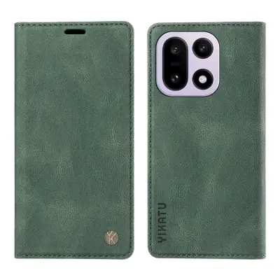 YIKATU OnePlus 15 5G Plånboksfodral Skin-touch (Grön)