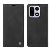 YIKATU OnePlus 15 5G Plånboksfodral Skin-Touch (Svart)