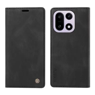 YIKATU OnePlus 15 5G Plånboksfodral Skin-Touch (Svart)