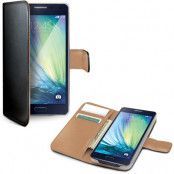 Celly Wallet Case till Samsung Galaxy A3 (2015) - Svart