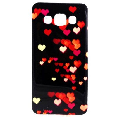 Flexicase skal till Samsung Galaxy A3 (2015) - Colorful Hearts