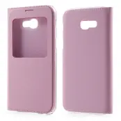 Fodral med fönster till Samsung Galaxy A3 (2017) - Rosa