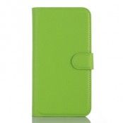 Litchi Plånboksfodral till Samsung Galaxy A3 (2016) - Grön