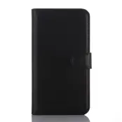 Litchi Plånboksfodral till Samsung Galaxy A3 (2016) - Svart