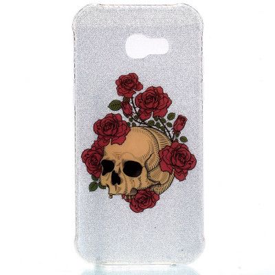 Mobilskal till Samsung Galaxy A3 (2017) - Skull Flowers