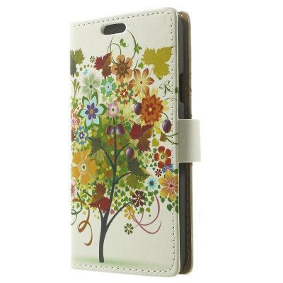 Plånboksfodral till Samsung Galaxy A3 (2015) - Färgad Fruktträd